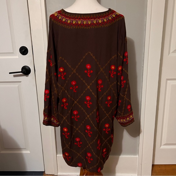 Ivy Jane embroidered bohemian caftan dress BR - Picture 6 of 14